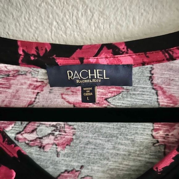 Rachel Roy V Neck  Flower Top Blouse NWT - Picture 6 of 8